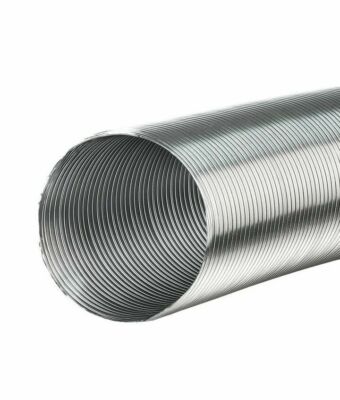 Kanal Flexschlauch 90 mm / 2,5 m Aluminium Flexi Rohr Luftführung Rohr Wärme