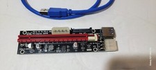 Ubit 6 Pack Latest GPU PCI-E Riser Express Cable 16X to 1X 6pin / MOLEX/SATA w
