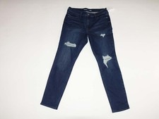 Old Navy Women's Rockstar Super Skinny Jeans Size 8 NWT Blue Mid Rise Denim