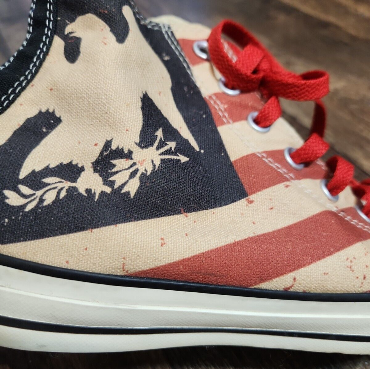 Converse Chuck Taylor Vtg American Flag w/ Eagle High Hi Top Converse Chuck Taylor Vtg American Flag w/ Eagle High Hi Top
