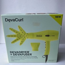 DevaCurl DevaDryer+DevaFuser Green Brand New/...