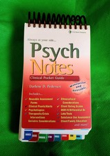 Psych Notes Clinical Pocket Guide By Darlene D Pedersen 2005 Trade Paperback For Sale Online Ebay