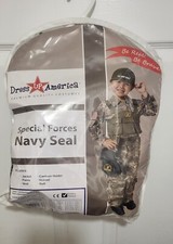 Navy Seal Army Special Forces Military Toddler Child Costume-S 4-6 Play pretend