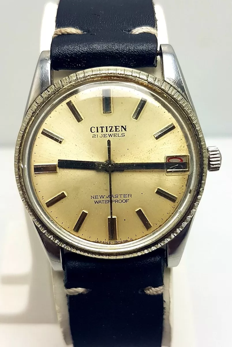 Vintage Citizen NewMaster 4 180348 Y 21 J Manual Winding Men s Watch USM142LO3