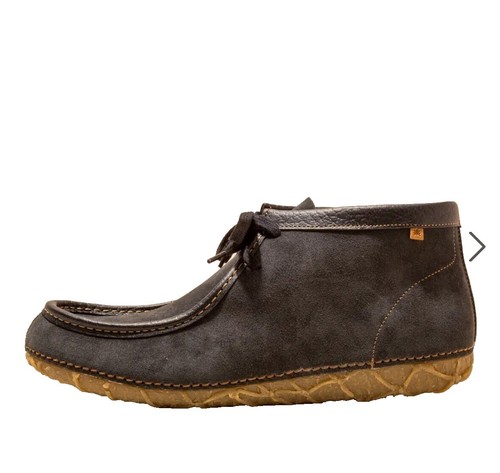 El Naturalista El Viajero Black Suede Nubuck Slip On Loafers  display picture 3