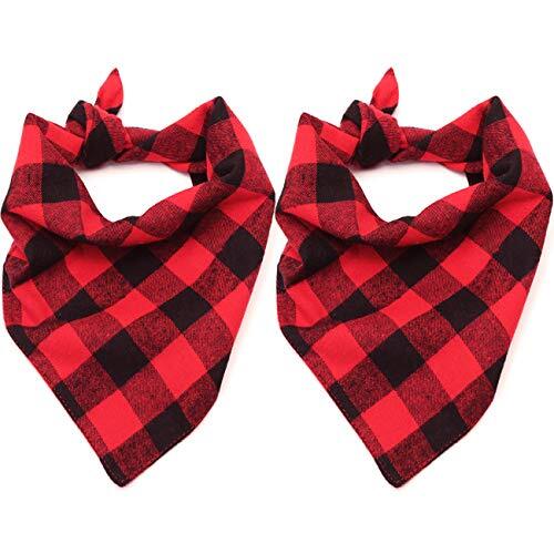 red plaid bandana
