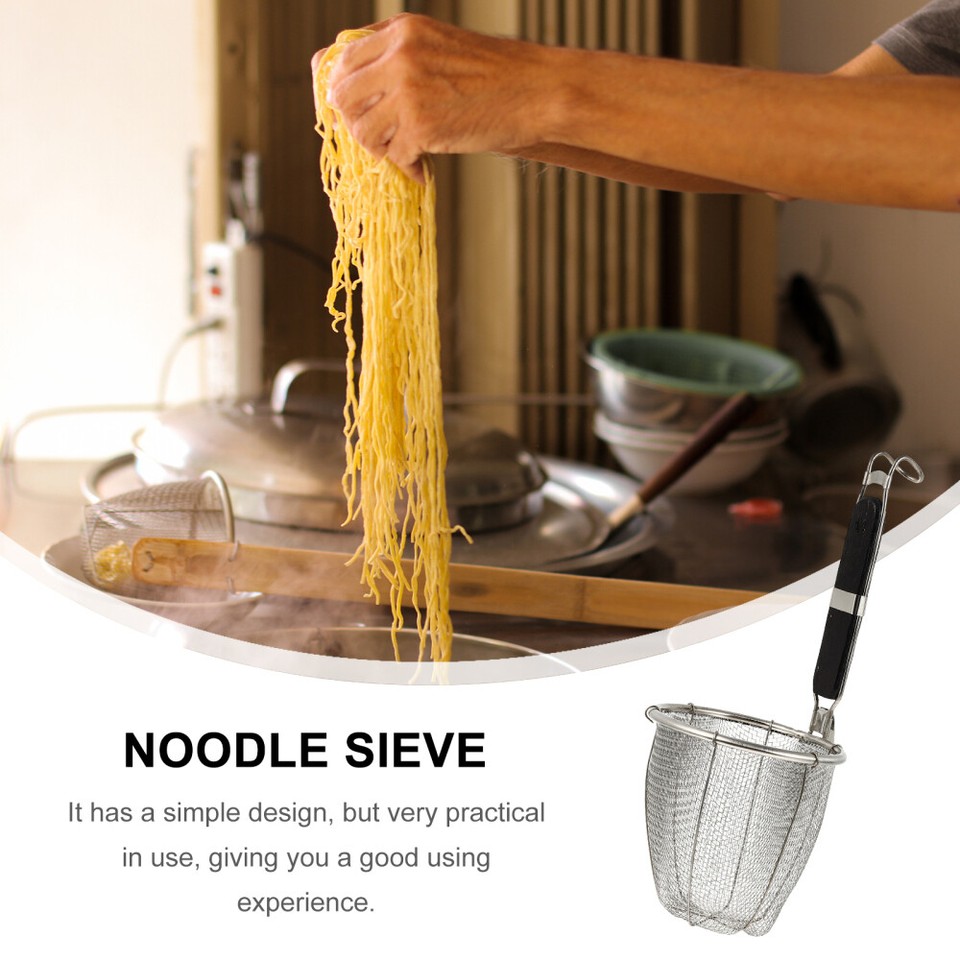Noodle Boiling Basket Strainer Filter Divided Cooking Bucket Dumpling