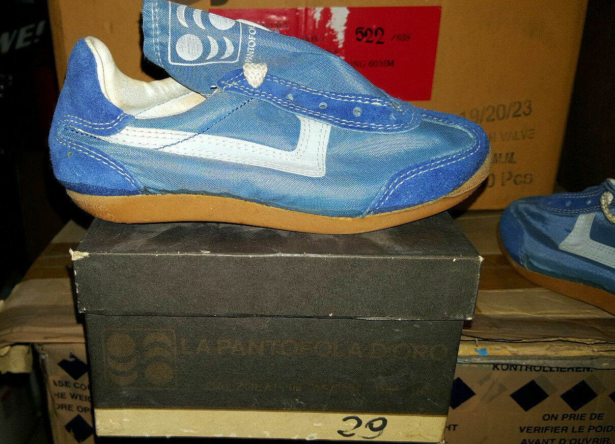 PANTOFOLA D’ORO vintage pantofola d'oro shoes scarpe Emidio Lazzarini Super ASCOLANA brevettata