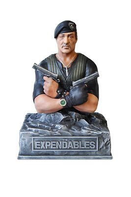 The Expendables Trilogy 1-3 ( Stallone-Büste & 24 Sammelkarten ( 5 Blu-ray ))