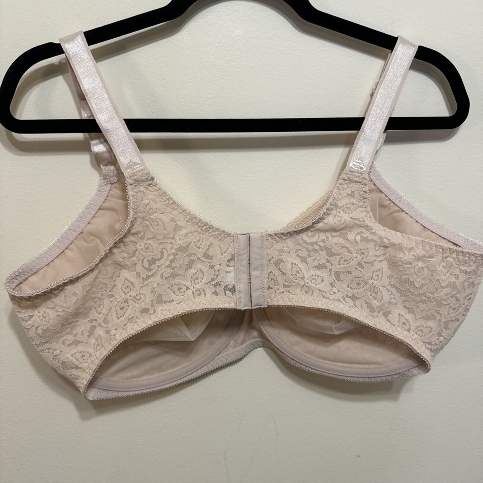 BALI 3432 Lace 'N Smooth Bra 42DD Seamless Cup Underwire EUC eBay