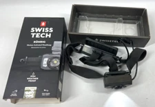 Swiss Tech LED Headlamp Weatherproof Drop Resistant Motion Activated