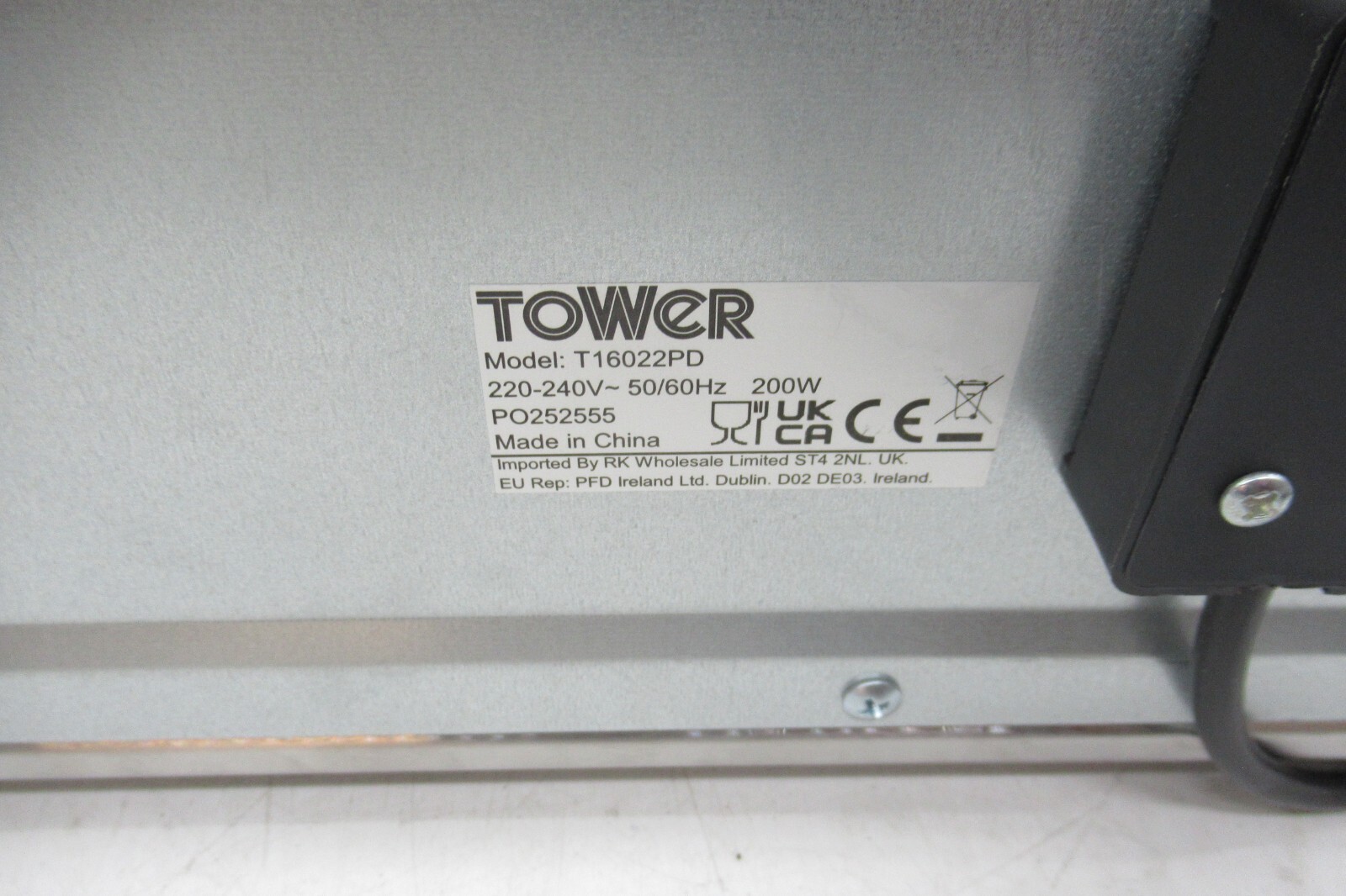 TOWER 3Tray Buffet Server and Plate Warmer eBay