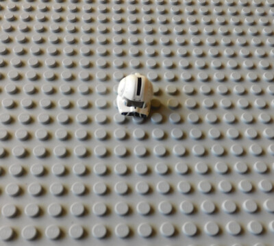 LEGO  Star Wars 87557pb01 Helmet SW Clone Pilot with Open Visor Black Markings 