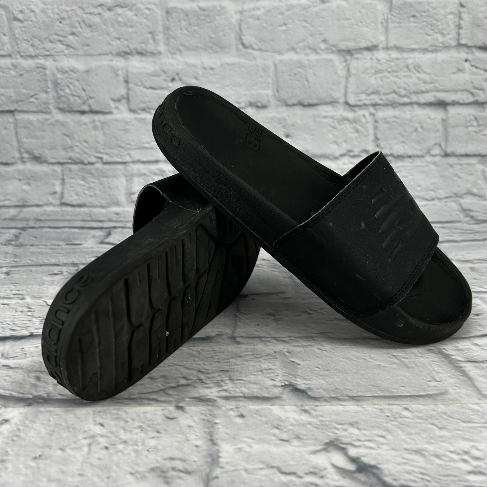 New Balance 200 sandalo donna tg 9 comodo passeggio acqua scivolo nero ecopelle