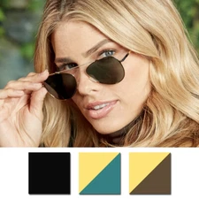 ThinOptics Mountain View Aviator Sunglasses with Aluminum Case