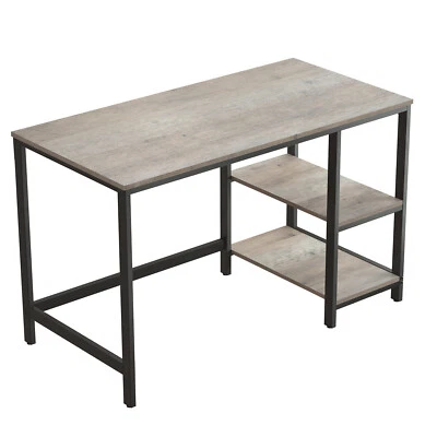 Computertisch Schreibtisch Arbeitstisch PCTisch mit 2 Regalebenen Jugend LWD47MB - Bild 1 von 4