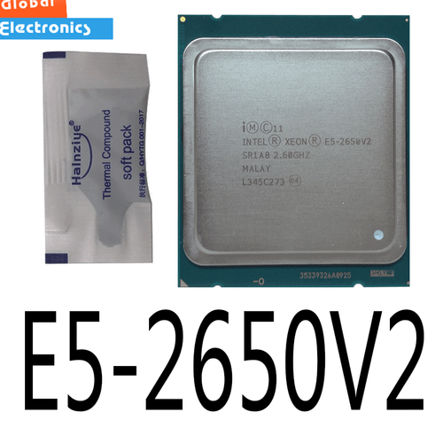 INTEL XEON E5-2650 V2 E5-2650V2 2.60GHZ 8-CORE 20MB LGA 2011 CPU PROCESSOR - Picture 1 of 2