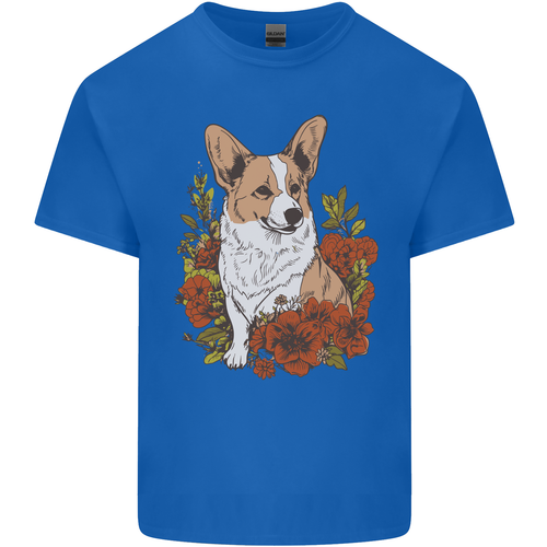 Corgi Hund Mit Blumen Kinder T-shirt Für Jungen Und Mädchen - Bild 3 von 17