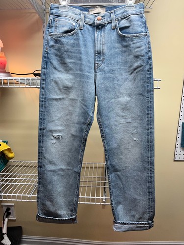 J. Crew Point Sur Denim LA Straight Women's Jeans Pale Indigo Size 28 NWT BE298