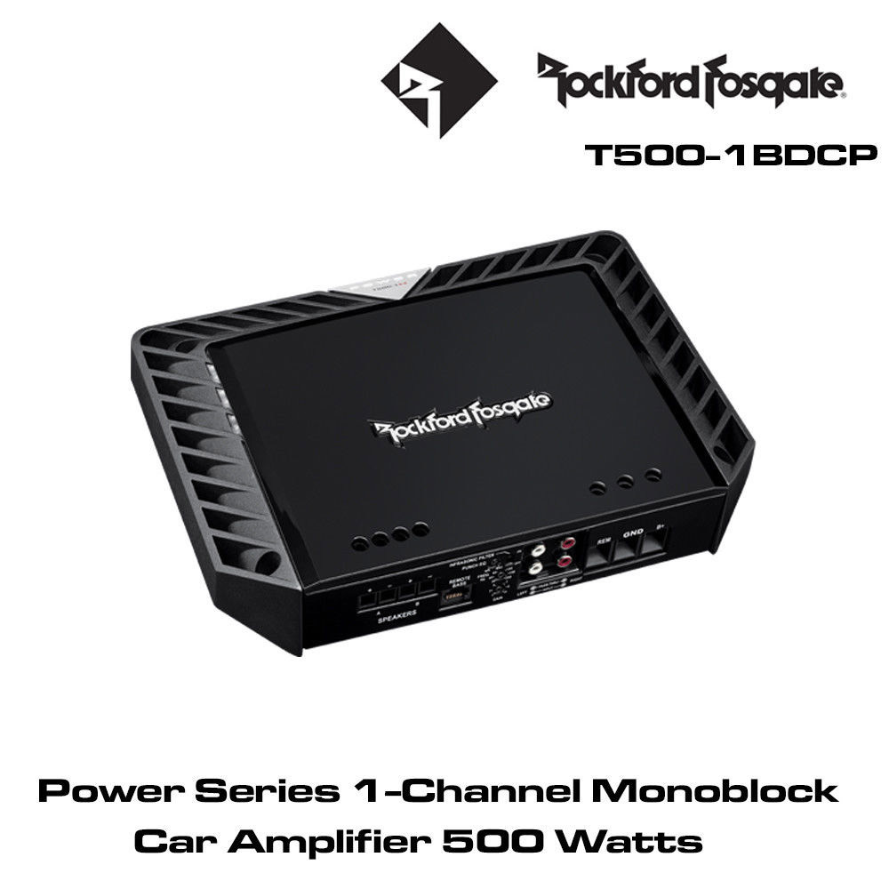 Rockford Fosgate Power T500-1bdCP 500 Watt Class-bd Constant Power