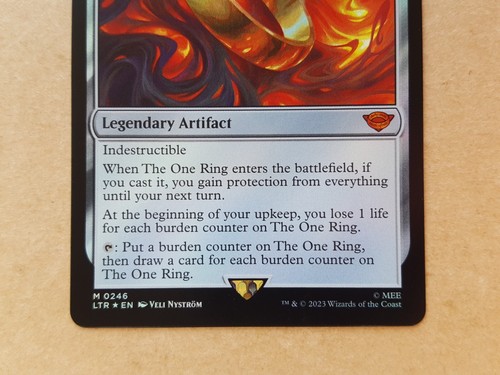 FOIL The One Ring Lord of Rings MTG Magic the Gathering Cards See Photos - Picture 3 of 6