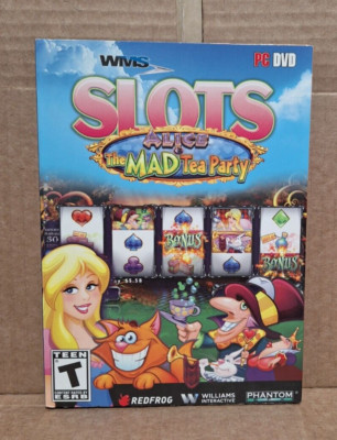 WMS Slots: Alice & The Mad Tea Party (PC, 2015) - New / Sealed