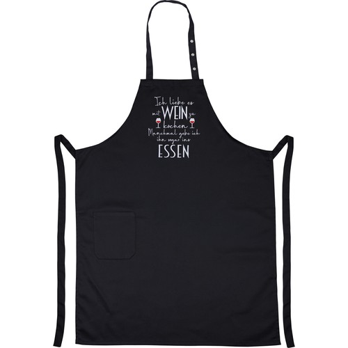 Kochschürze für Frauen: Ich liebe es mit Wein zu Kochen lustige Grillschürze - Picture 2 of 12