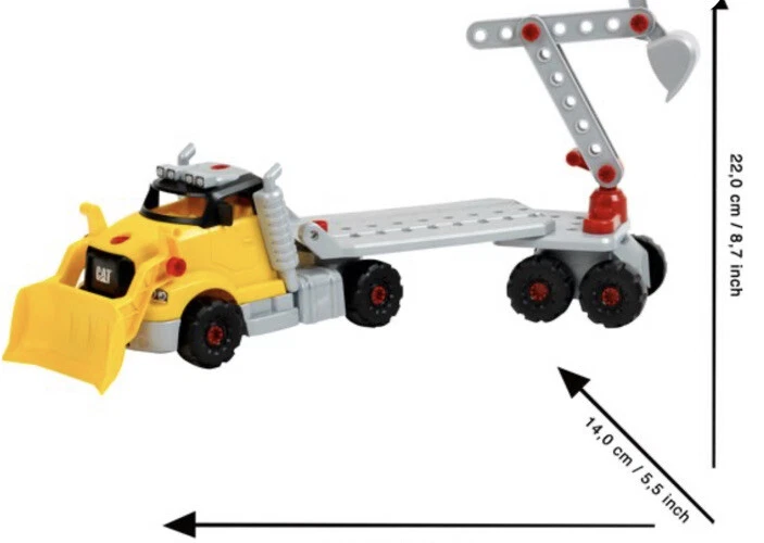 Klein Excavator Tool Truck 4in1 Set 3252 Age3+ - Image 4 of 4