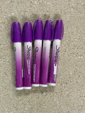 Lot of 5 Sharpie Water-Based Poster Paint Marker Medium Point Magenta New