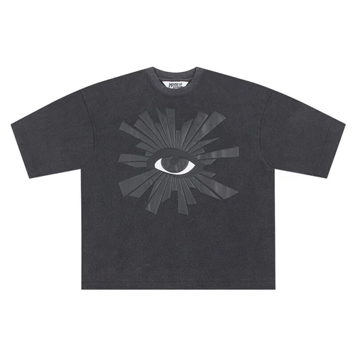 Nueva Camiseta Unisex Informal Estampado Ambiente Desgastada Manga Corta - Imagen 10 de 14