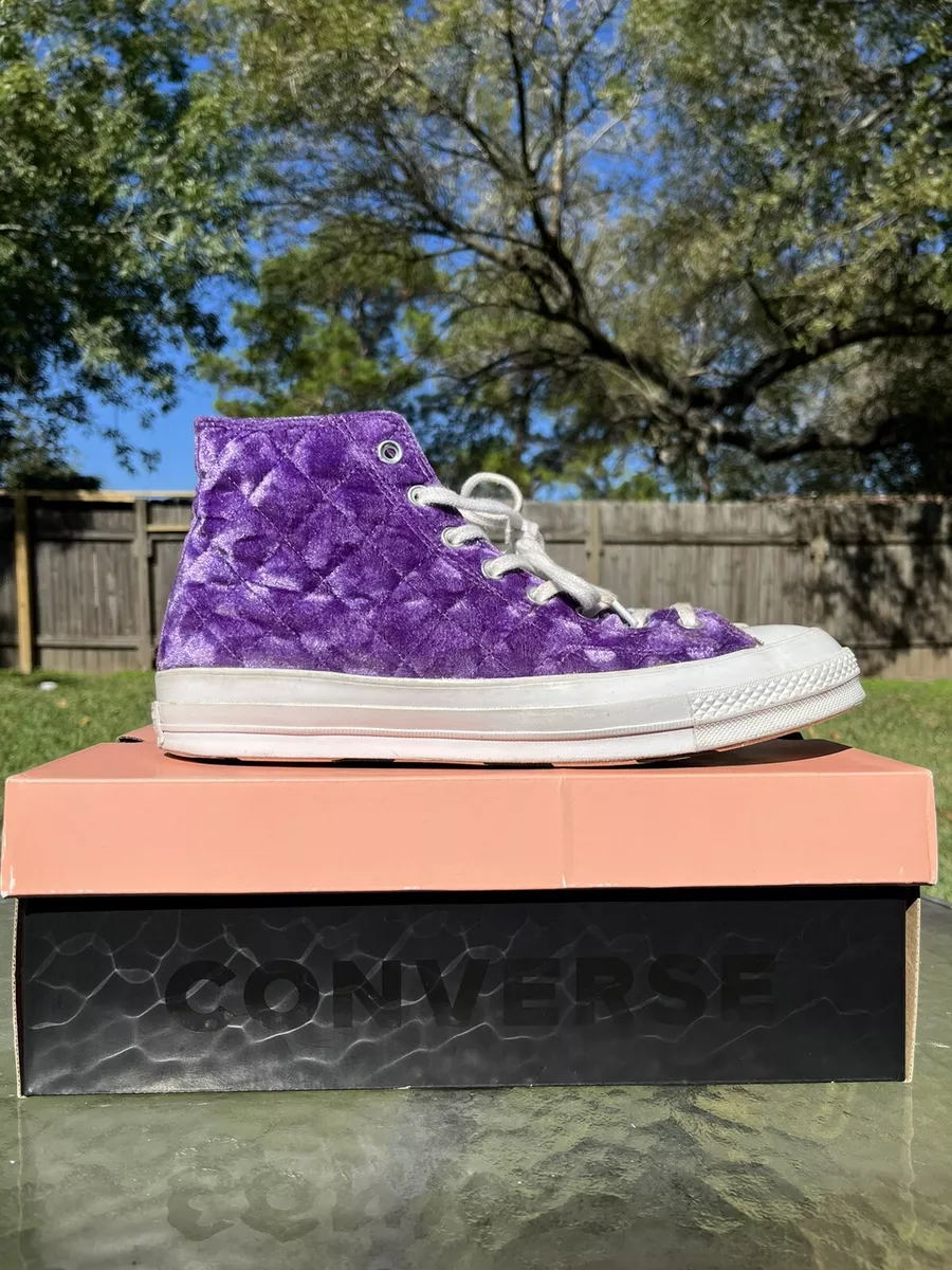 Sz 11.5 Converse Chuck 70 High x Golf Le Fleur Velvet Tillandsia Purple | eBay