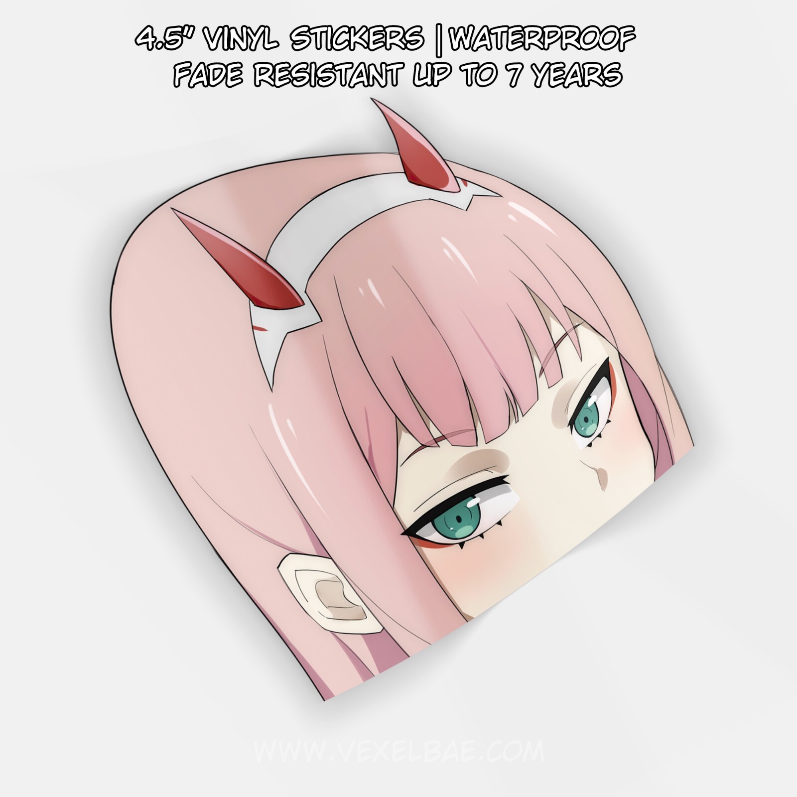 Zero Two Weeb Darling in the Franxx - Zero Two v3 | Anime Weeb JDM Vinyl Window ...