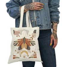 Butterfly art Natural Tote Bag