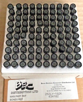 Toko 262LY-182K bedrahtete Induktivität 1,6 MHz, 50 mA Idc, 12 Ohm Rdc 8RBS, 1800 uH x 100