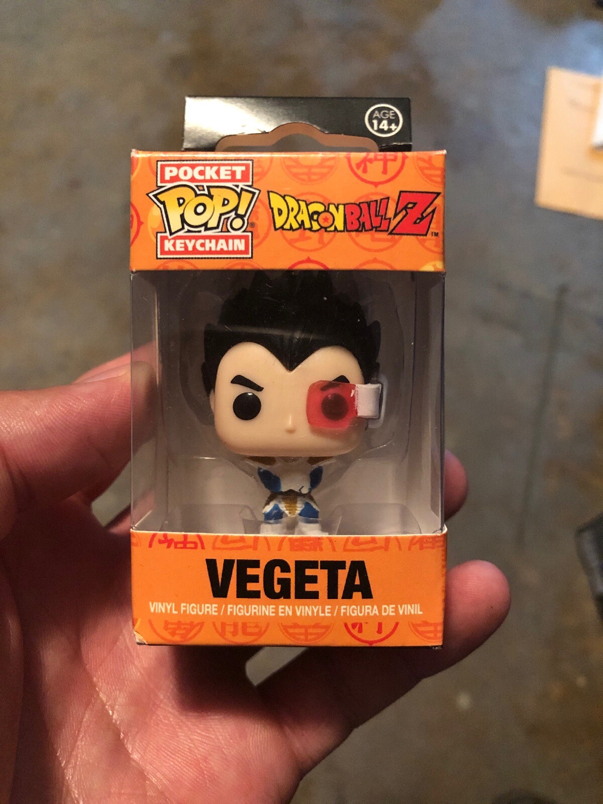 vegeta funko pop keychain