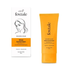 Foxtale SPF 50 Vitamin C Glow Sunscreen with PA++++ & Niacinamide {50ml}