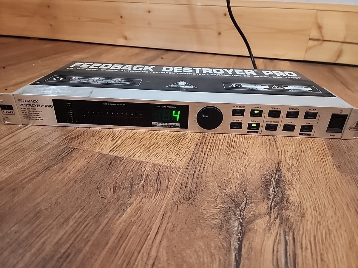 BEHRINGER FEEDBACK DESTROYER 「DSP 1100P」 Behringer Feedback Destroyer Pro DSP1100P @ deep!sonic