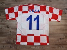Retro Home Football team Shirt CROATIA SRNA #11 Soccer Jersey CRO, Mens  s/M