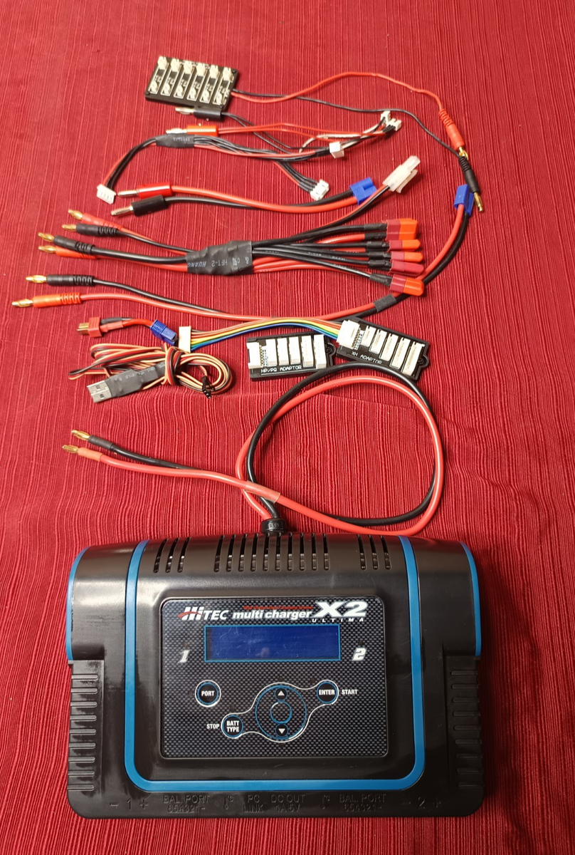 HiTEC Multi Charger X2 ULTIMA - Dual DC Lipo Battery Charger