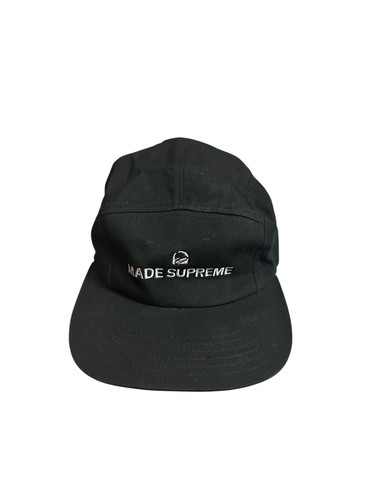 Made Supreme Taco Bell 5 Panel Black Hat Cap Adjustable Rainbow Strap HTF Rare - Picture 3 of 11