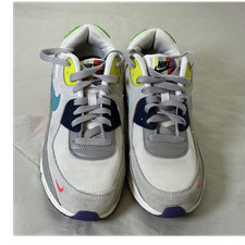 Nike Air Max 90 Kids Sneaker US 7Y Gray/White Multi DA5653-001