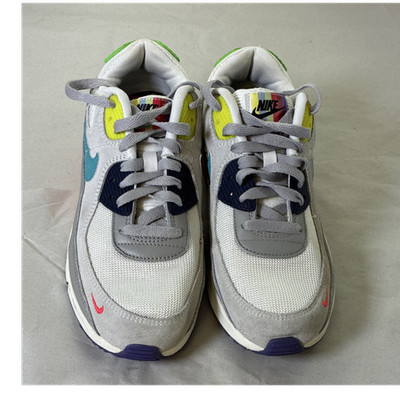 Nike Air Max 90 Kids Sneaker US 7Y Gray/White Multi DA5653-001