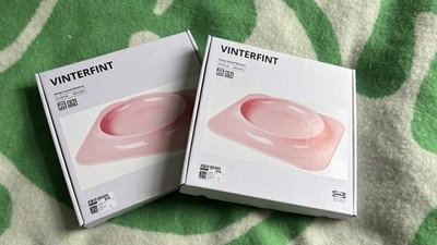 Ikea Gustaf Westman Vinterfint rosa Teller | neu