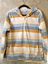 O'Neill Women's Striped Fleece 1/4 Zip Hoodie w/ Pockets Polyester Size M