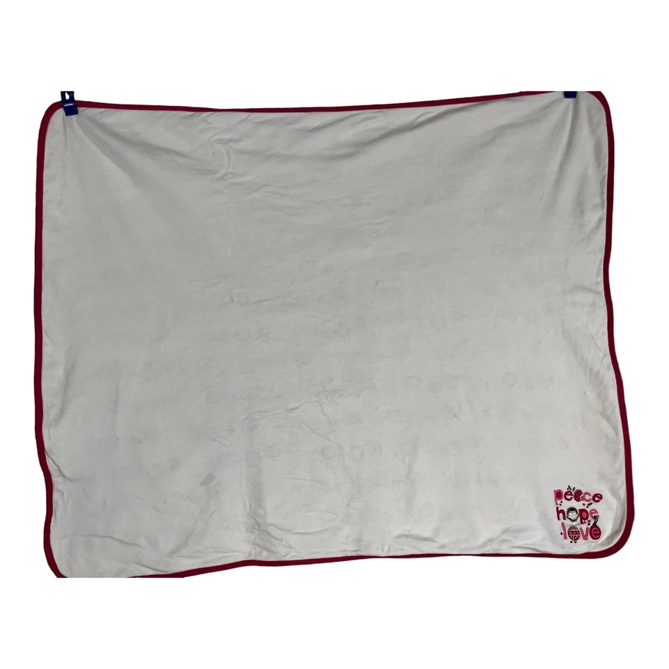 Gymboree мир надежда любовь Рождество Baby одеяло розовый девочка украшения пингвины - Изображение 2 из 4