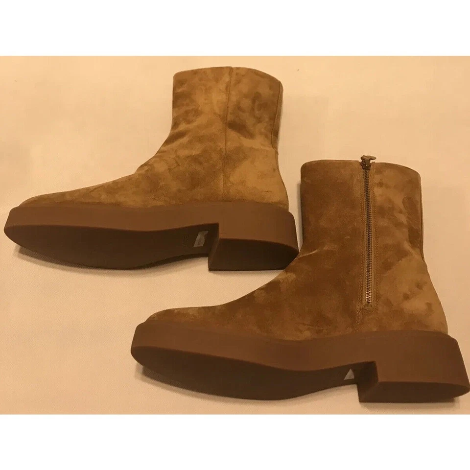 Vince Women's Camel Tan Kady Suede Ankle Boots Size 11 Euro 41 - Image 4 of 4