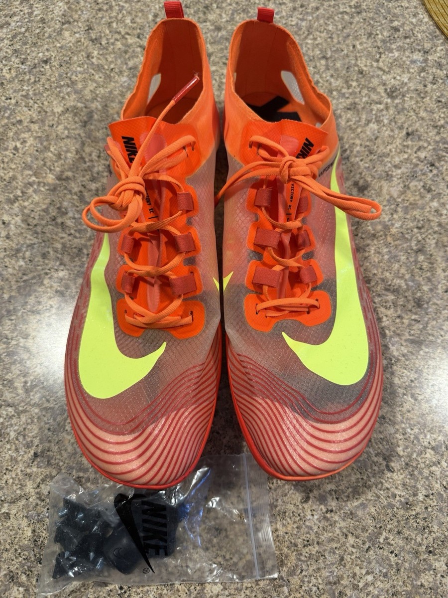NEW Nike Zoom Victory Waffle 5 Track Shoes Orange Men Size  display picture 3