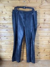 Harley Davidson Leather Pants 44/16 W Straight Leg Vintage Y2K Motorcycle