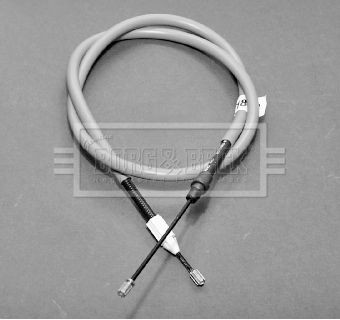 BORG & BECK BKB1863 Parking Brake Cable Pull Rear Right Left Fits Renault Megane