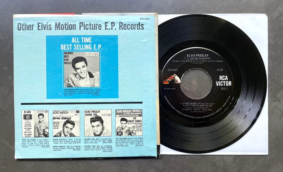 EP Elvis Presley - Tickle Me - US RCA w/ Pic - Bild 2 von 2
